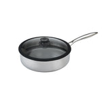 Frieling Black Cube Hybrid Quick Release 3-Quart Saute Pan w/Lid, 9.5-Inch
