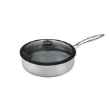 Frieling Black Cube Hybrid Quick Release 3-Quart Saute Pan w/Lid, 9.5-Inch