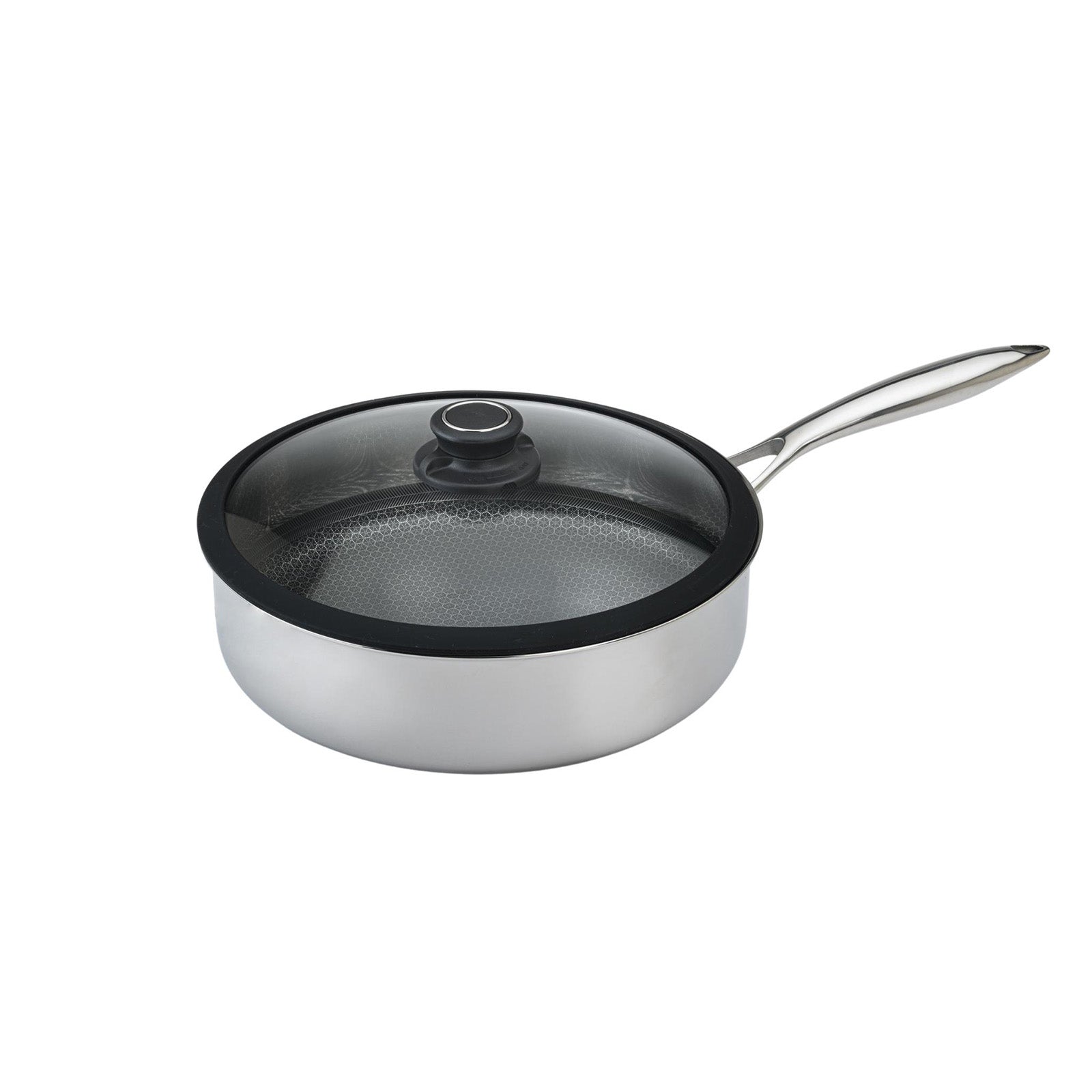 Frieling Black Cube Hybrid Quick Release 3-Quart Saute Pan w/Lid, 9.5-Inch