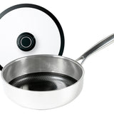 Frieling Black Cube Hybrid Quick Release 3-Quart Saute Pan w/Lid, 9.5-Inch