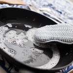 Once Again Home Co. RE:Usable Sponges, Branches Pattern, Set of 3, Gray