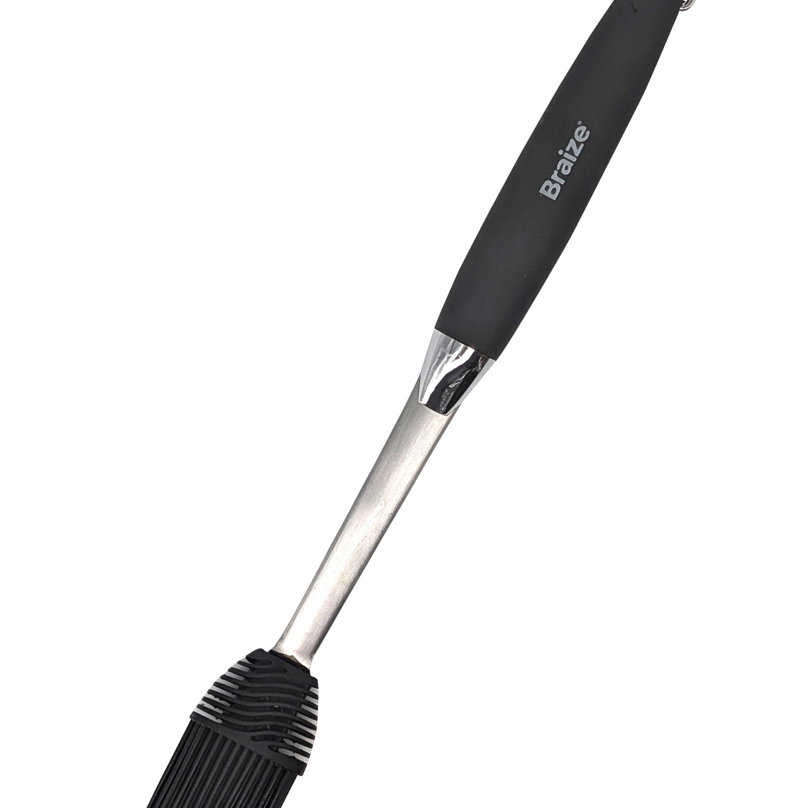 Braize BBQ Basting Mop, Silicone Sauce Mop with Removable Head & Rubber Handle for Grilling, Smoking & Barbecue