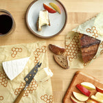 Bee's Wrap Reusable Beeswax Food Wraps, Assorted 3-Pack, Honeycomb