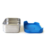 ECOlunchbox Blue Water Bento Splash Box Food Storage Container, Stainless