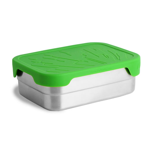 ECOlunchbox Blue Water Bento Splash Box XL Food Storage Container, Stainless