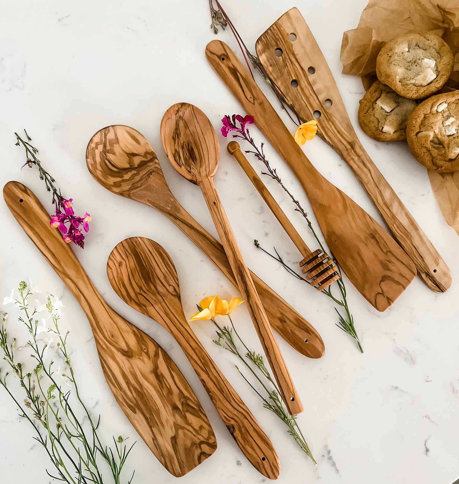 Cilio Toscana Olivewood Cooking Spoon, 9.8-Inch
