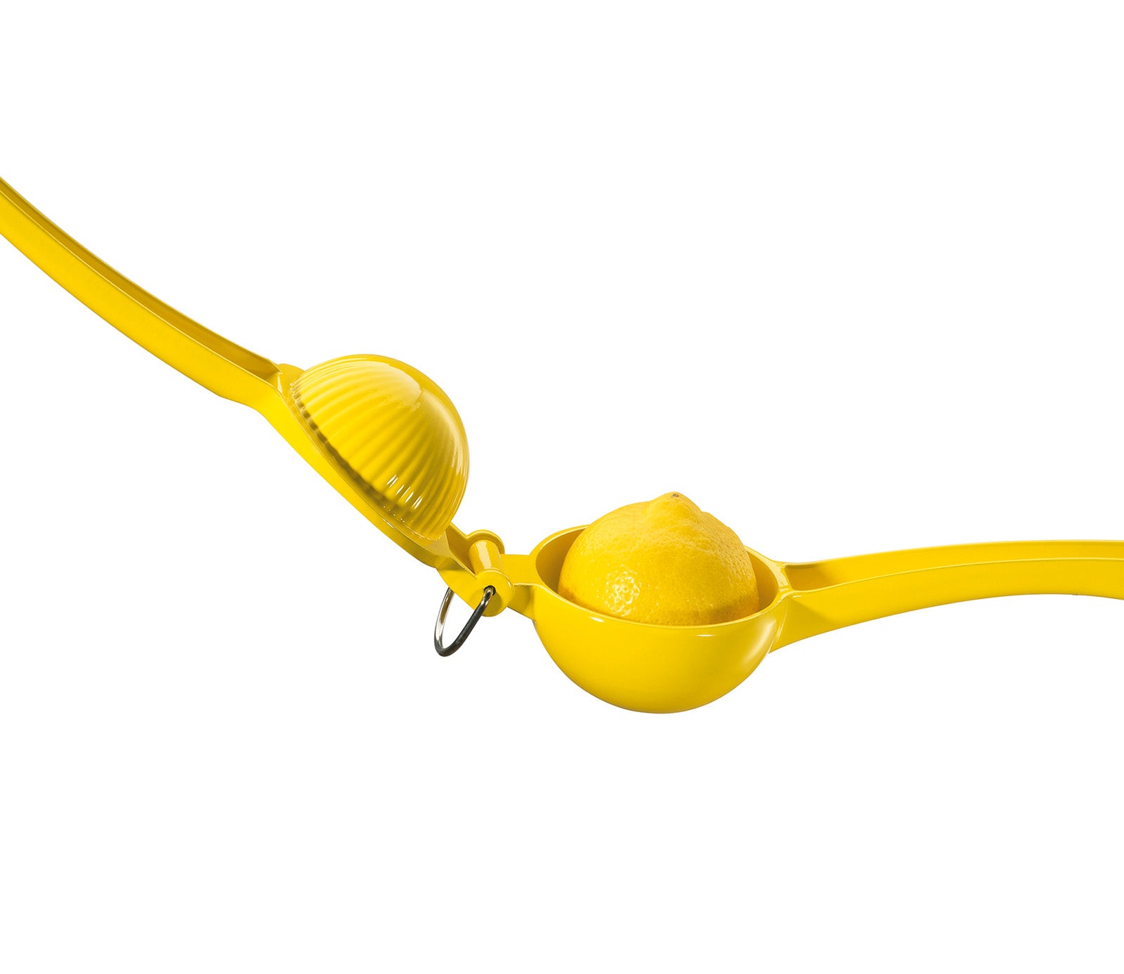 Cilio Aluminum Limona Lemon Squeezer, Yellow