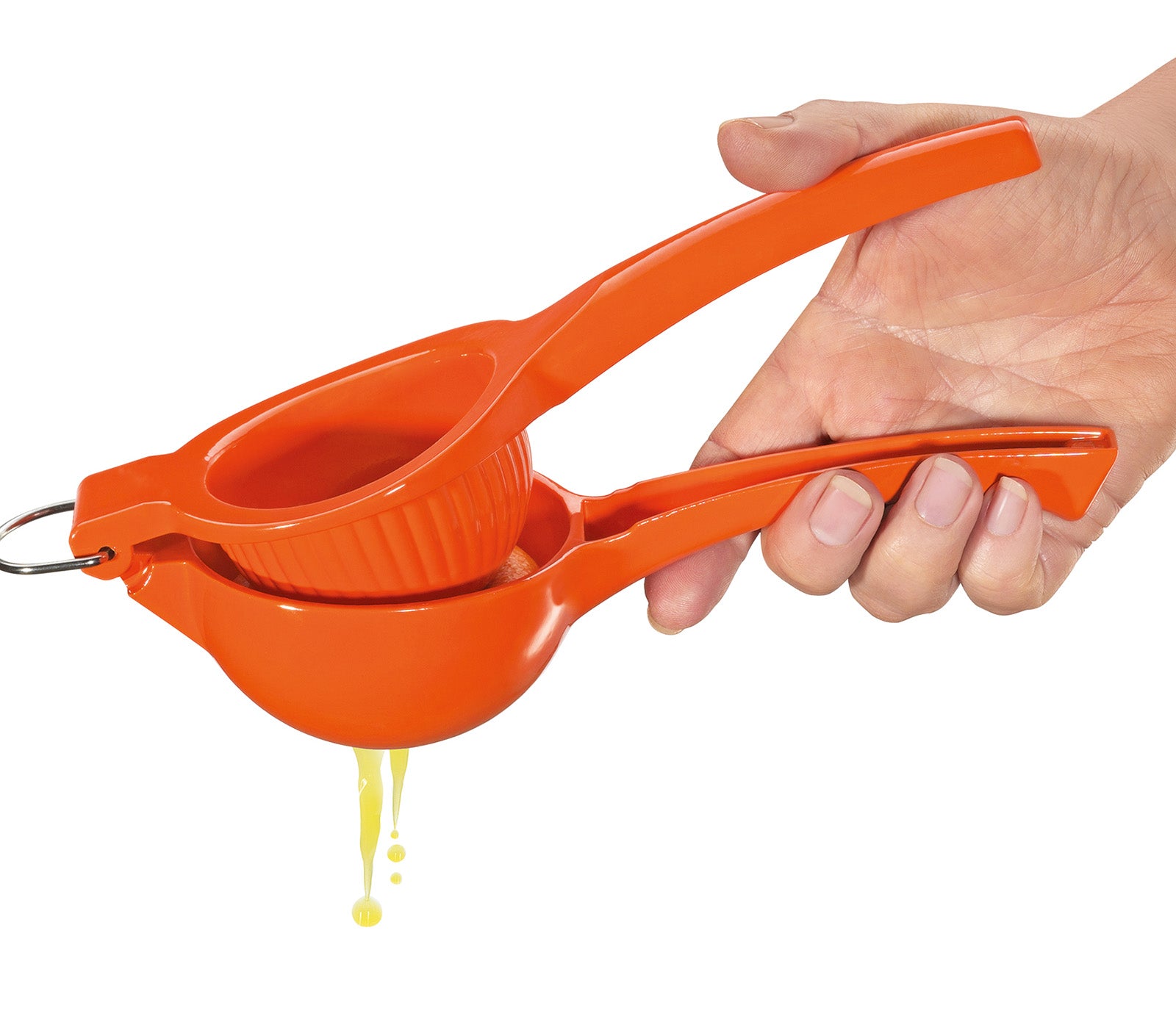 Cilio Aluminum Arancia Orange Squeezer, Orange