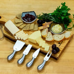 Cilio Piave 4 Piece Cheese Knife Set, Stainless Steel