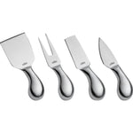Cilio Piave 4 Piece Cheese Knife Set, Stainless Steel