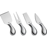 Cilio Piave 4 Piece Cheese Knife Set, Stainless Steel