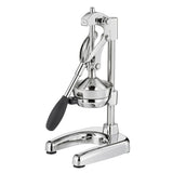 Cilio Amalfi Commercial Grade Manual Citrus Juicer, Extractor, and Juice Press, Silver Polished