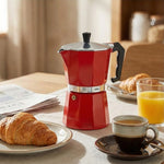 Cilio Classico Stovetop Espresso Maker, 15 ounce, Red