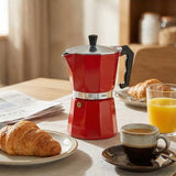 Cilio Classico Stovetop Espresso Maker, 15 ounce, Red