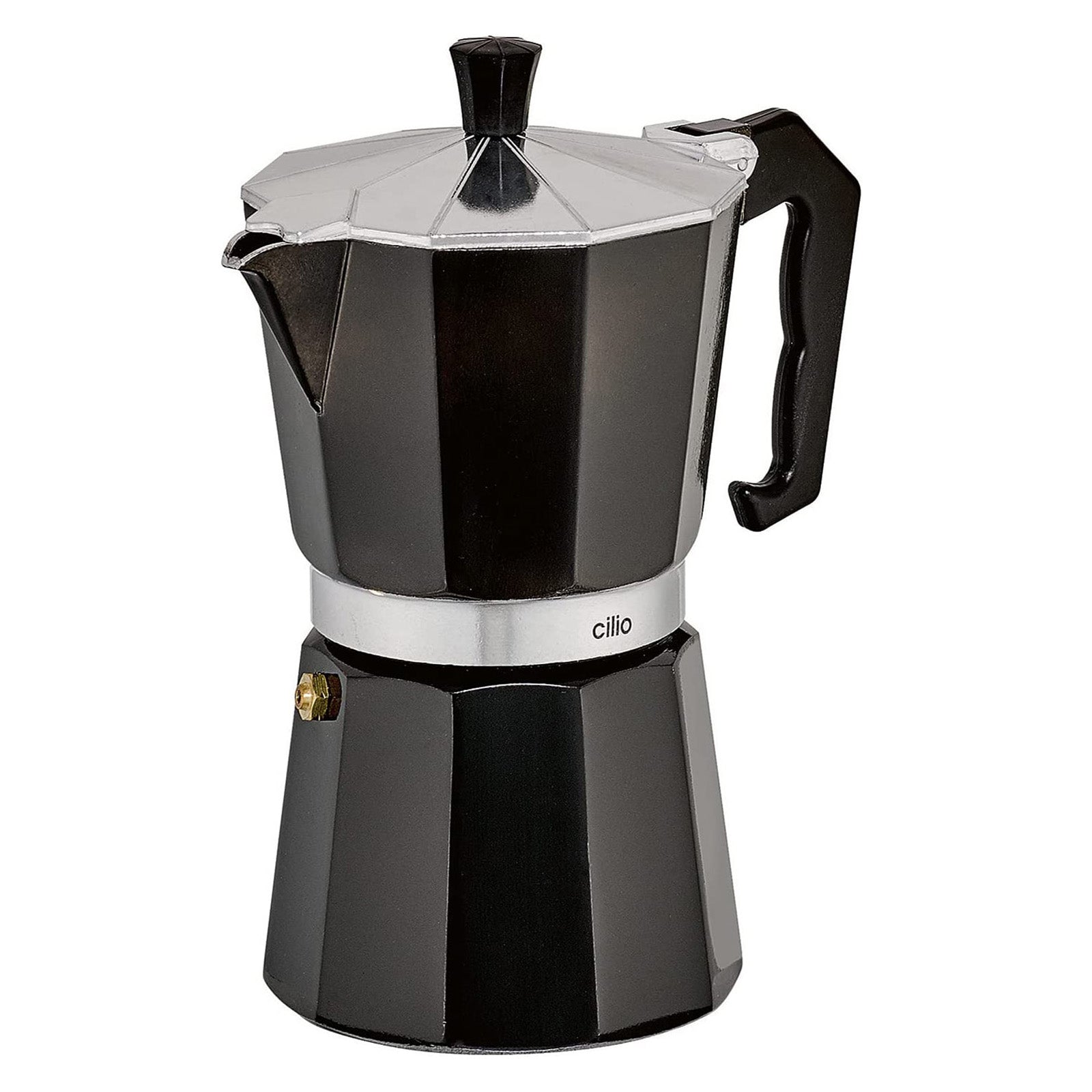 Cilio Classico Stovetop Espresso Maker, 15 ounce, Black