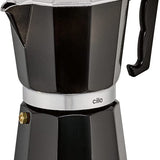 Cilio Classico Stovetop Espresso Maker, 15 ounce, Black