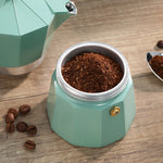 Cilio Legno Stovetop Espresso Maker, Mint, 15-Ounce