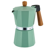 Cilio Legno Stovetop Espresso Maker, Mint, 15-Ounce