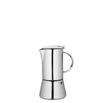 Cilio Aida Stainless Steel Stovetop Espresso Maker, Polished Stainless, 4 Oz.