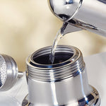 Cilio Aida Stainless Steel Stovetop Espresso Maker, Polished Stainless, 4 Oz.