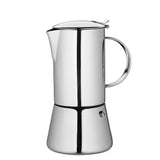 Cilio Aida Stainless Steel Stovetop Espresso Maker, Polished Stainless, 22 Oz.