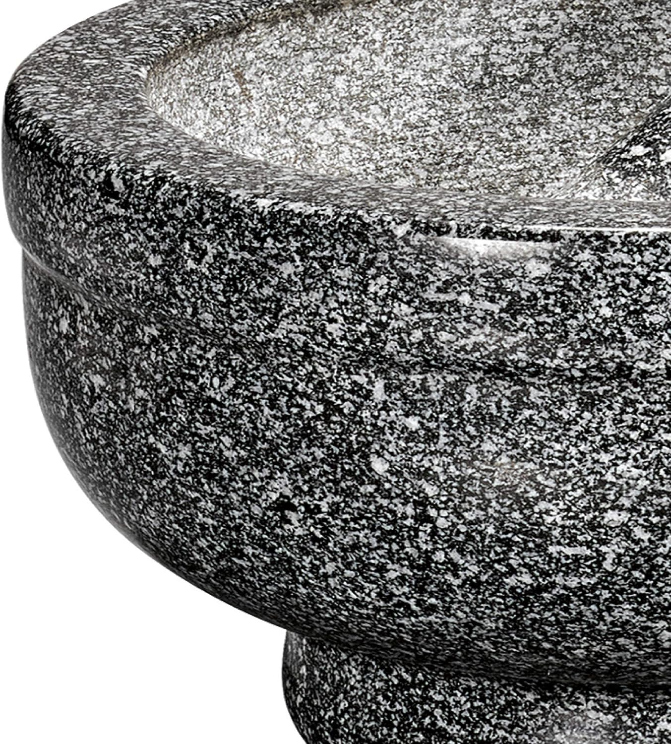 Cilio Giant Granite Mortar & Pestle, 5-Inch Height