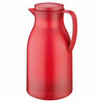 Cilio Monza Premium Insulated Server, Durable Glass Liner, 34 fl. Oz, Matte Red