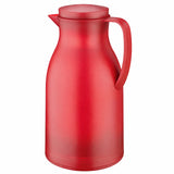 Cilio Monza Premium Insulated Server, Durable Glass Liner, 34 fl. Oz, Matte Red