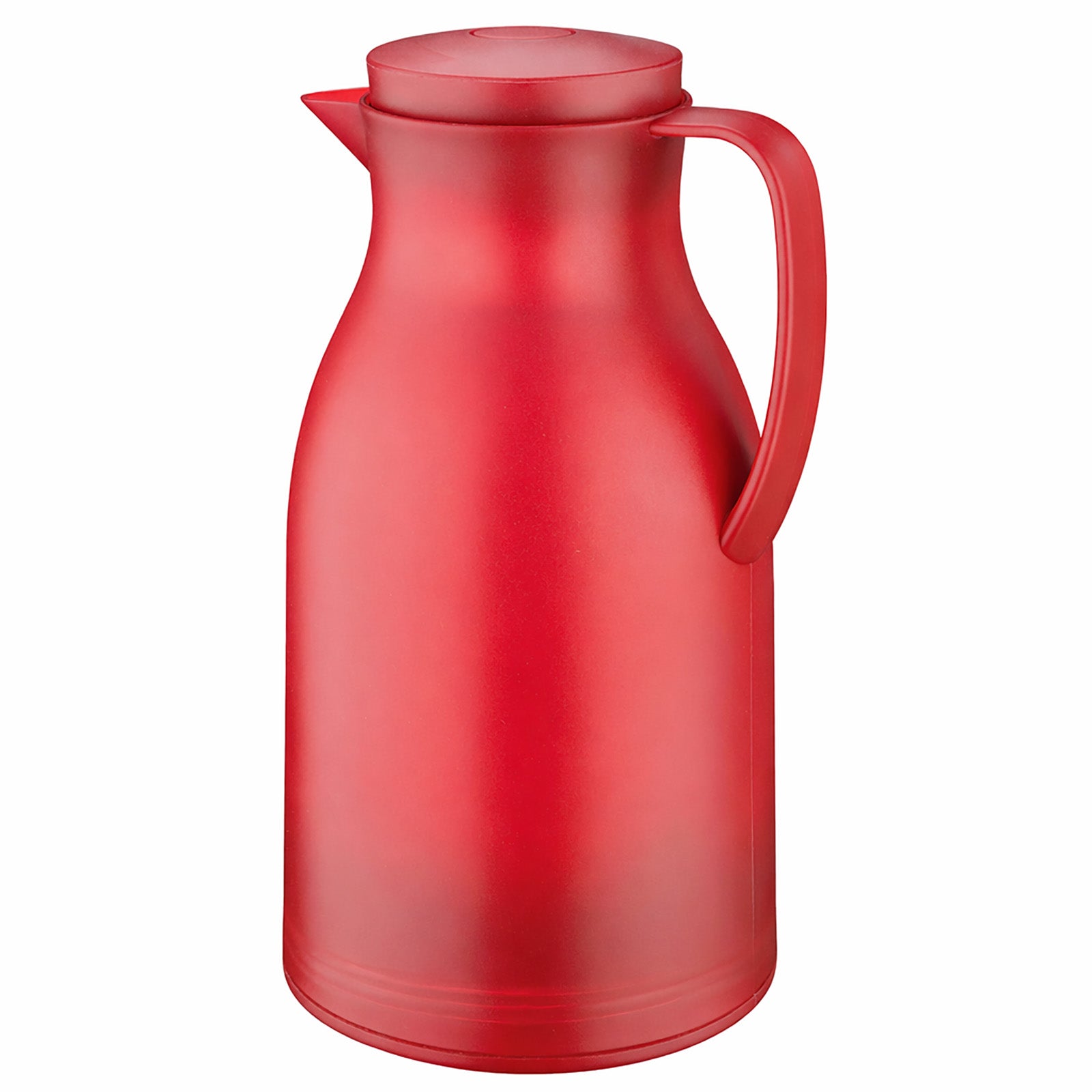 Cilio Monza Premium Insulated Server, Durable Glass Liner, 34 fl. Oz, Matte Red