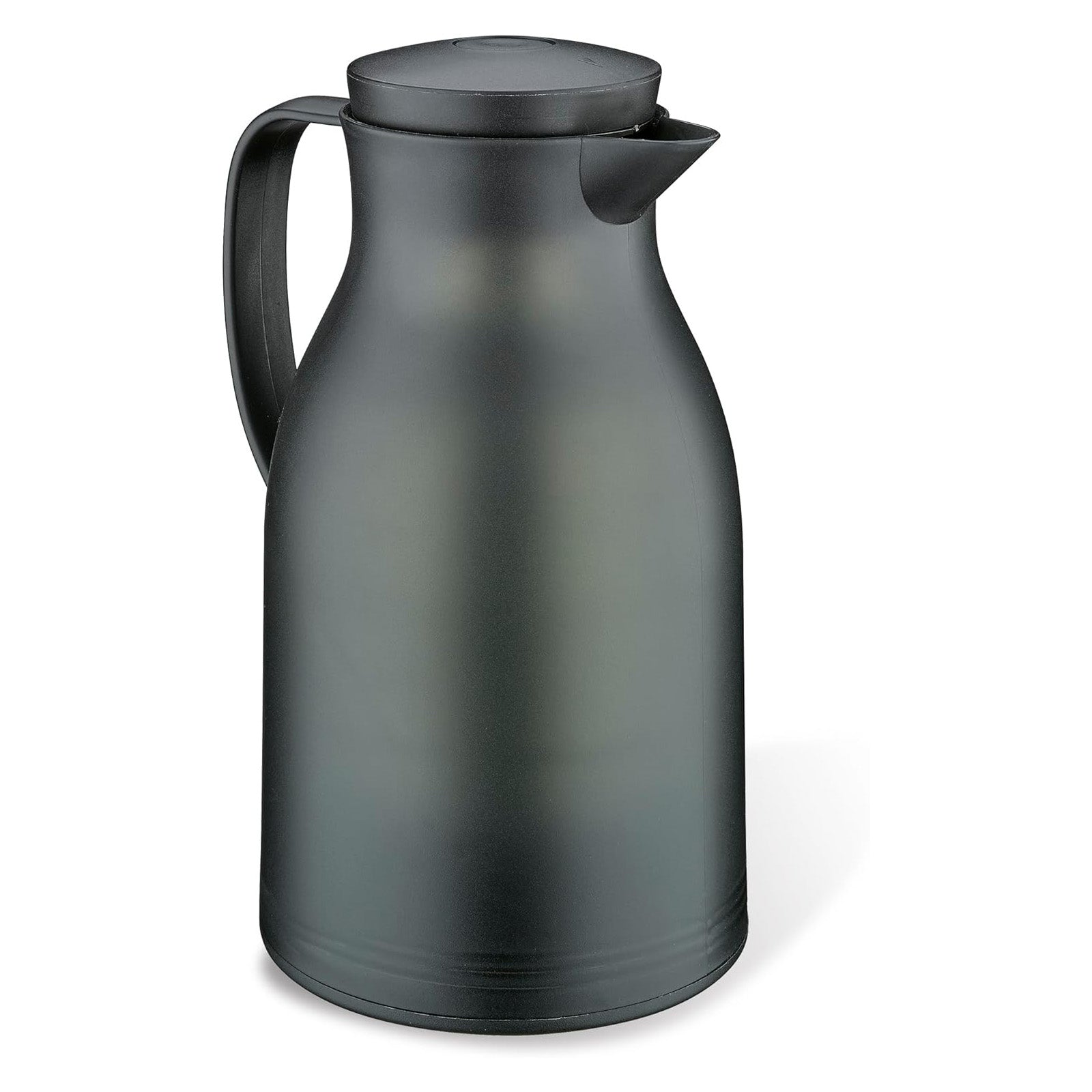 Cilio Monza Premium Insulated Server, Durable Glass Liner, 34 fl. Oz, Matte Black