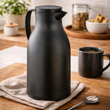 Cilio Monza Premium Insulated Server, Durable Glass Liner, 34 fl. Oz, Matte Black