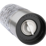Cilio Cristallo Glass & Stainless Steel Salt and Pepper Mill, Stainless