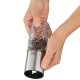 Cilio Cristallo Glass & Stainless Steel Salt and Pepper Mill, Stainless