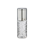 Cilio Cristallo Glass & Stainless Steel Salt and Pepper Mill, Stainless