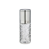 Cilio Cristallo Glass & Stainless Steel Salt and Pepper Mill, Stainless