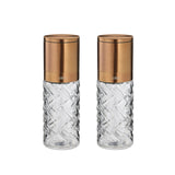 Cilio Cristallo Salt or Pepper Mill 2 Piece Set, Copper
