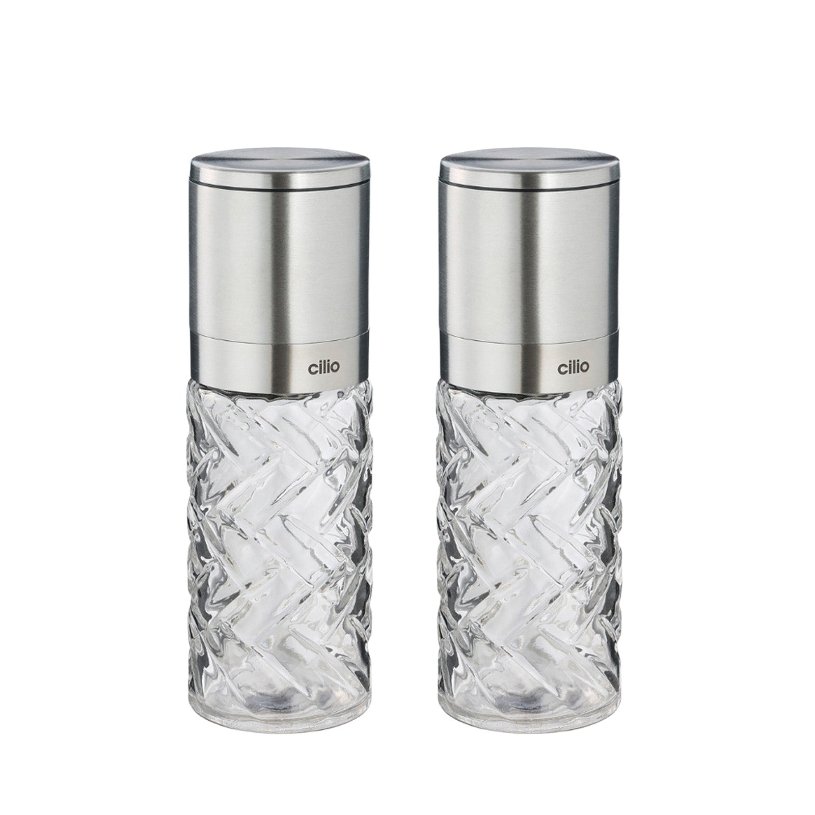 Cilio Cristallo Salt or Pepper Mill 2 Piece Set