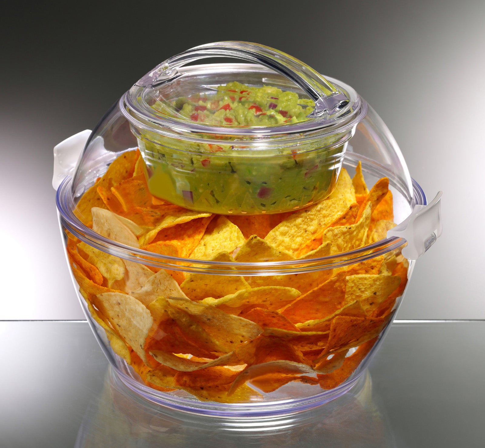 Prodyne Acrylic Iced Up Acrylic Salad To Go Bowl, 5.5 Qt.