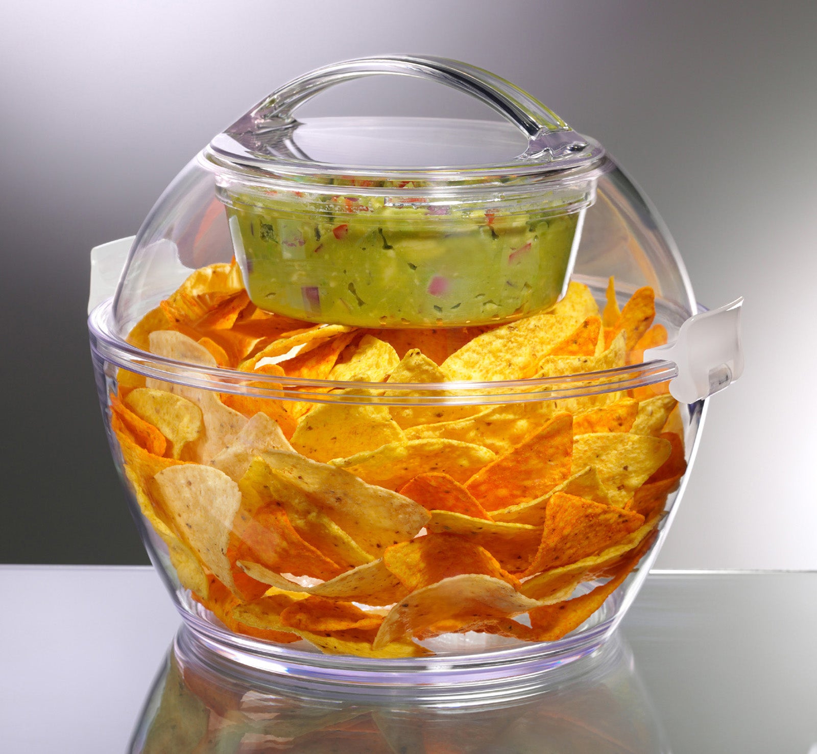 Prodyne Acrylic Iced Up Acrylic Salad To Go Bowl, 5.5 Qt.