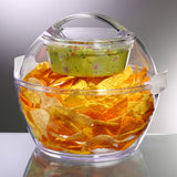 Prodyne Acrylic Iced Up Acrylic Salad To Go Bowl, 5.5 Qt.