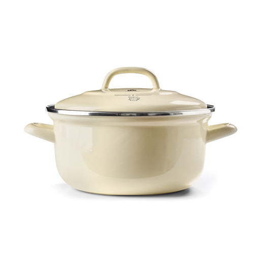 BK Cookware Dutch Oven, Made in Germany, 3.5 Quart, Cream
