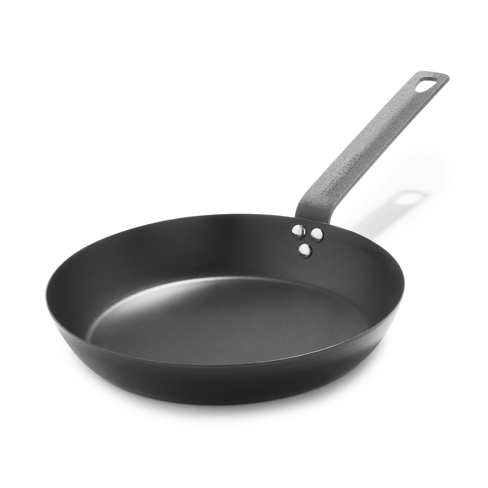 Merten & Storck Black Pre-Seasoned Carbon Steel 10-Inch Fry Pan, Black