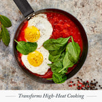 Merten & Storck Black Pre-Seasoned Carbon Steel 12-Inch Fry Pan, Black