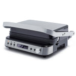 GreenPan Electric Indoor Stainless Steel 6-in-1 Contact Grill and Griddle w/Ceramic Nonstick Plates