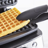 GreenPan Elite 2-Square Belgian Waffle Iron with Ceramic Nonstick Plates, Black