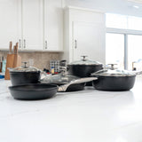 Swiss Diamond CHD Nonstick 9 Piece Cookware Set