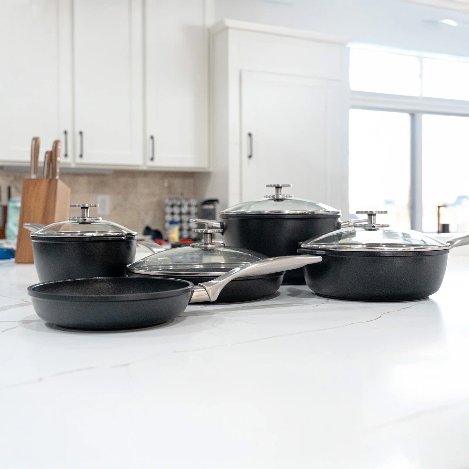 Swiss Diamond CHD Nonstick 9 Piece Cookware Set