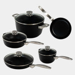 Swiss Diamond CHD Nonstick 9 Piece Cookware Set