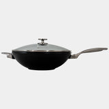 Swiss Diamond CHD Nonstick Wok with Glass Lid, 12.5-Inch