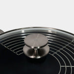 Swiss Diamond CHD Nonstick Wok with Glass Lid, 12.5-Inch